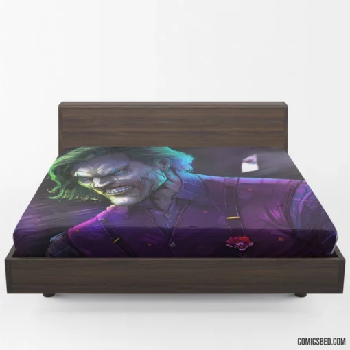 Joker DC Chaotic Villain Comic Fitted Sheet