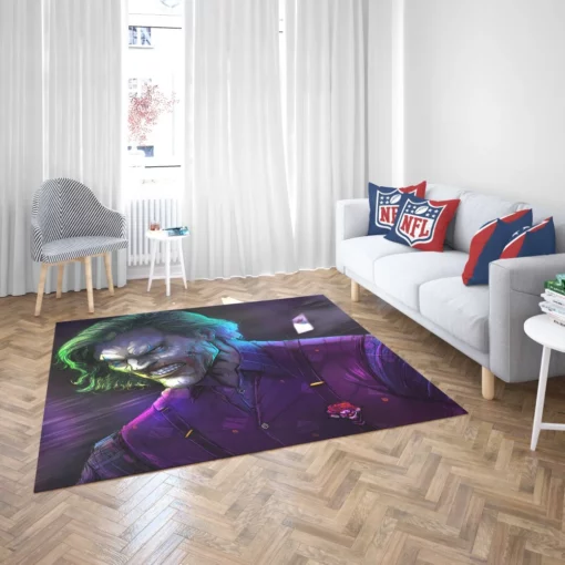 Joker DC Chaotic Villain Comic Rug 2