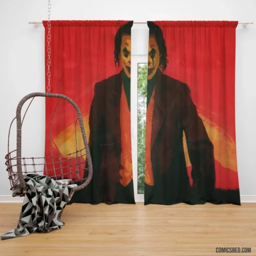 Joker DC Chaotic Whimsy Comic Curtain