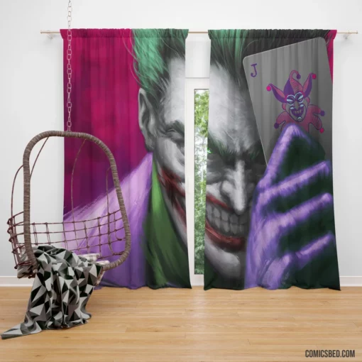 Joker DC Clown Prince Comic Curtain