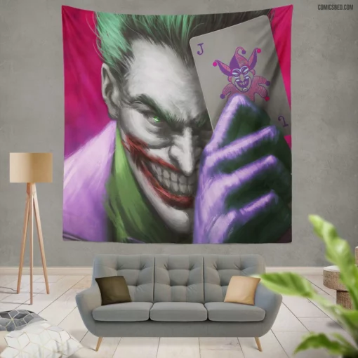 Joker DC Clown Prince Comic Wall Tapestry