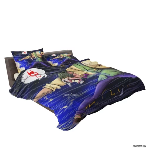 Joker DC Clown Prince of Chaos Comic Bedding Set 2