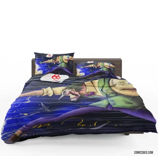 Joker DC Clown Prince of Chaos Comic Bedding Set