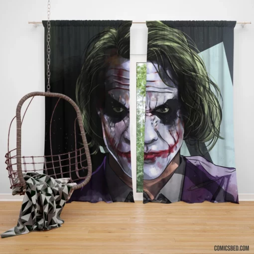 Joker DC Clown Prince of Crime Comic Curtain