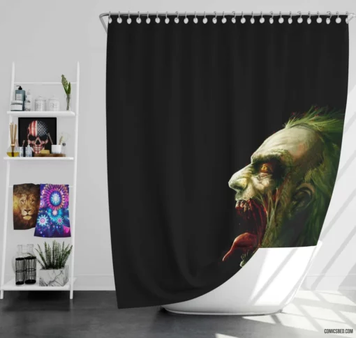 Joker DC Comics in Gotham Shower Curtain