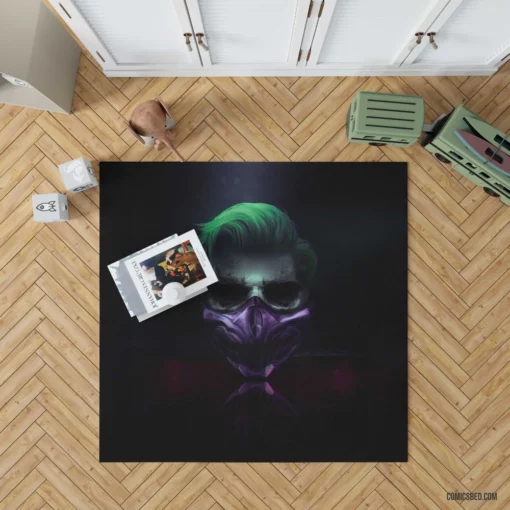 Joker DC Eloquent Silence Comic Rug