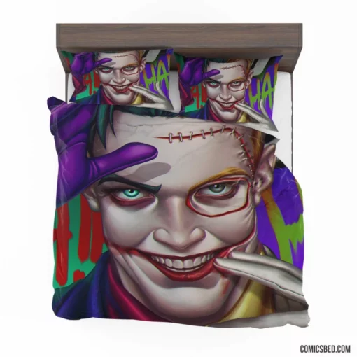 Joker DC Enigmatic Antagonist Comic Bedding Set 1