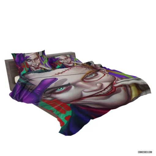 Joker DC Enigmatic Antagonist Comic Bedding Set 2