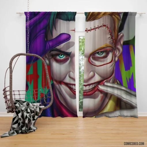 Joker DC Enigmatic Antagonist Comic Curtain