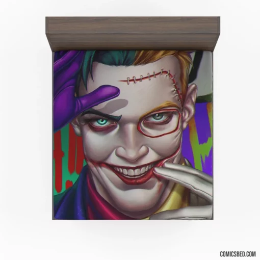 Joker DC Enigmatic Antagonist Comic Fitted Sheet 1