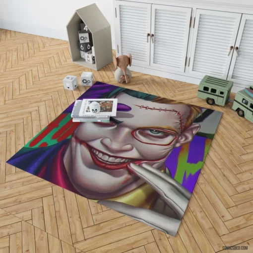 Joker DC Enigmatic Antagonist Comic Rug 1