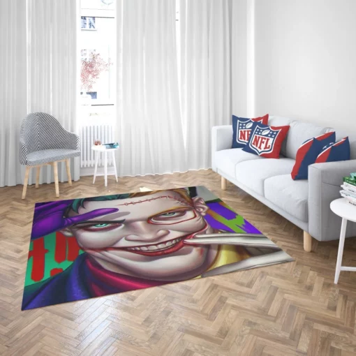 Joker DC Enigmatic Antagonist Comic Rug 2