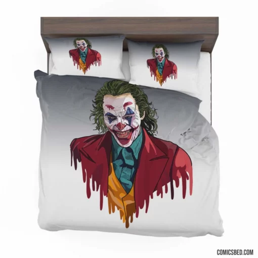 Joker DC Enigmatic Intrigue Comic Bedding Set 1