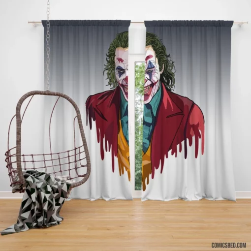 Joker DC Enigmatic Intrigue Comic Curtain