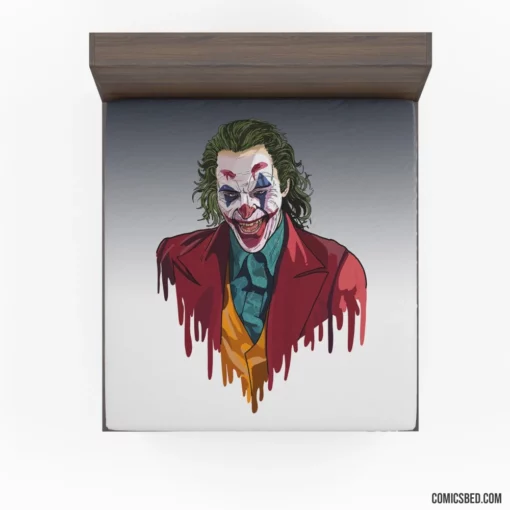 Joker DC Enigmatic Intrigue Comic Fitted Sheet 1