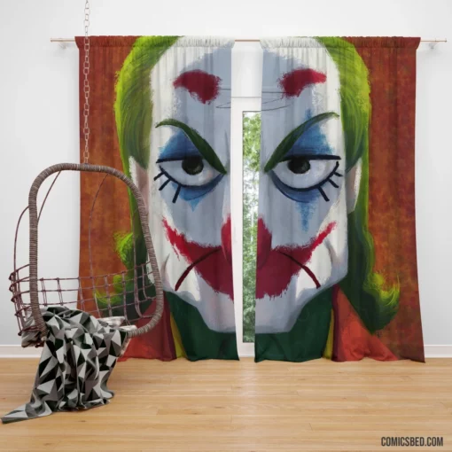 Joker DC Enigmatic Jest Comic Curtain