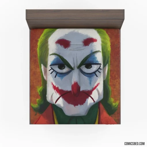 Joker DC Enigmatic Jest Comic Fitted Sheet 1