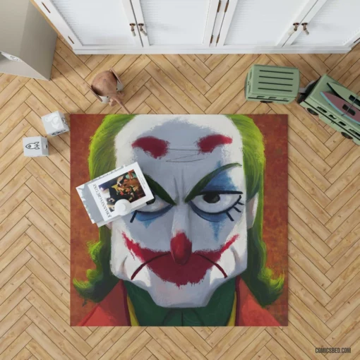 Joker DC Enigmatic Jest Comic Rug