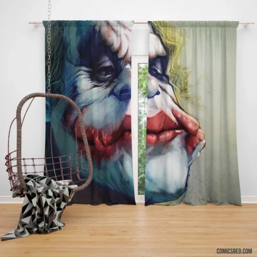 Joker DC Enigmatic Joker Comic Curtain