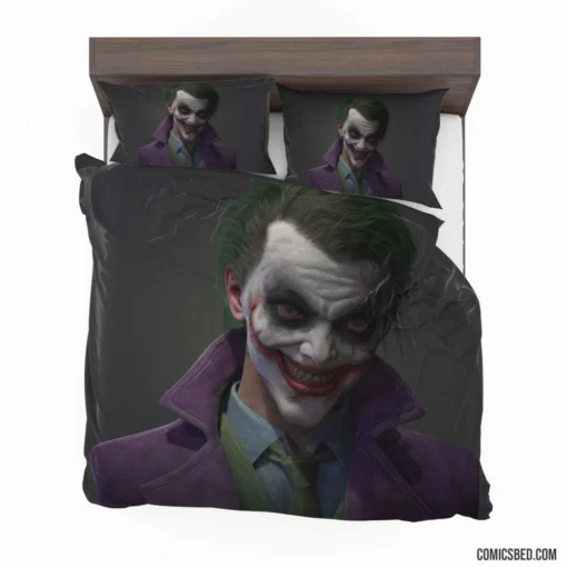 Joker DC Enigmatic Laughter Comic Bedding Set 1