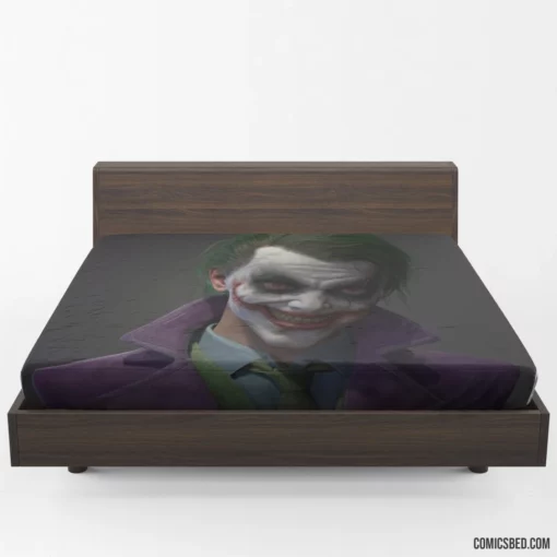 Joker DC Enigmatic Laughter Comic Fitted Sheet