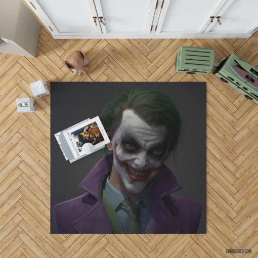 Joker DC Enigmatic Laughter Comic Rug