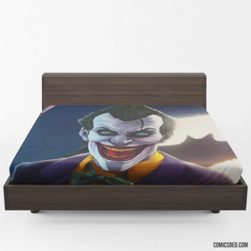 Joker DC Enigmatic Riddle Comic Fitted Sheet