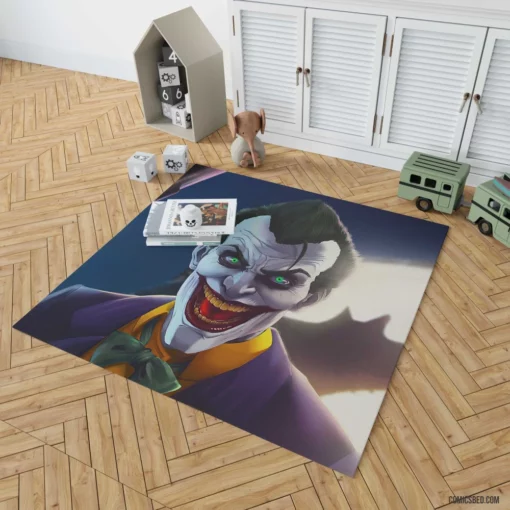 Joker DC Enigmatic Riddle Comic Rug 1