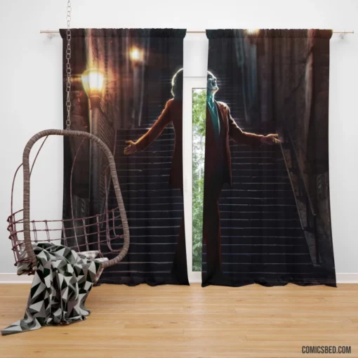 Joker DC Enigmatic Trickster Comic Curtain