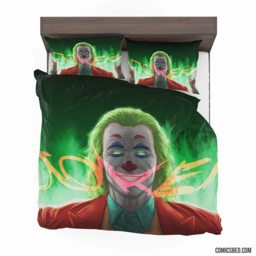 Joker DC Enigmatic Tumult Comic Bedding Set 1