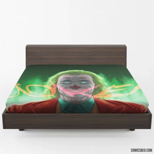 Joker DC Enigmatic Tumult Comic Fitted Sheet