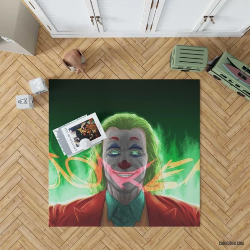 Joker DC Enigmatic Tumult Comic Rug