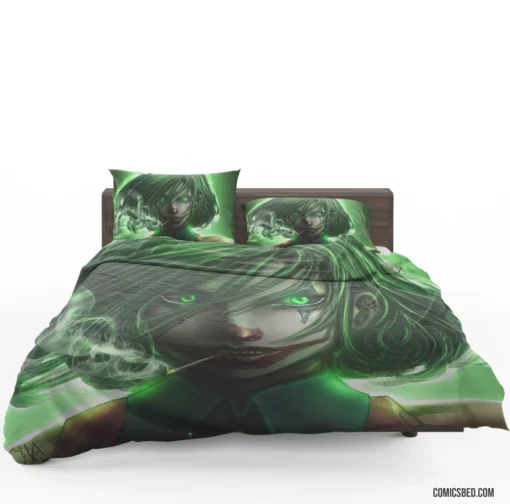 Joker DC Genderbent Clown Prince Comic Bedding Set