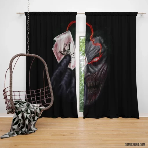 Joker DC Iconic Clown Comic Curtain