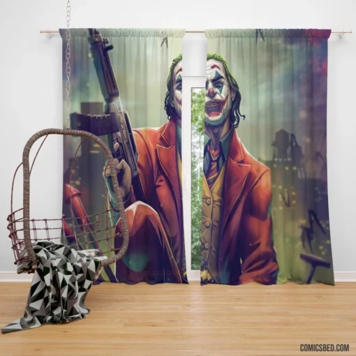 Joker DC Iconic Villain Comic Curtain