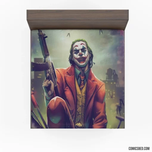 Joker DC Iconic Villain Comic Fitted Sheet 1