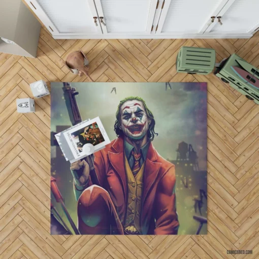 Joker DC Iconic Villain Comic Rug