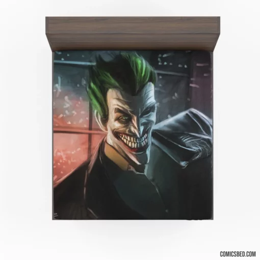 Joker DC Intriguing Adversary Comic Fitted Sheet 1