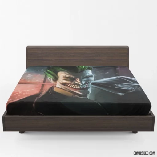 Joker DC Intriguing Adversary Comic Fitted Sheet