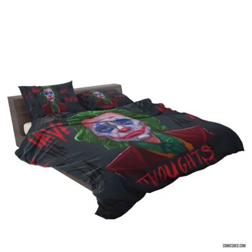 Joker DC Laughter in Shadows Comic Bedding Set 2