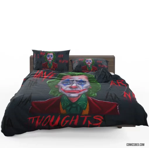 Joker DC Laughter in Shadows Comic Bedding Set