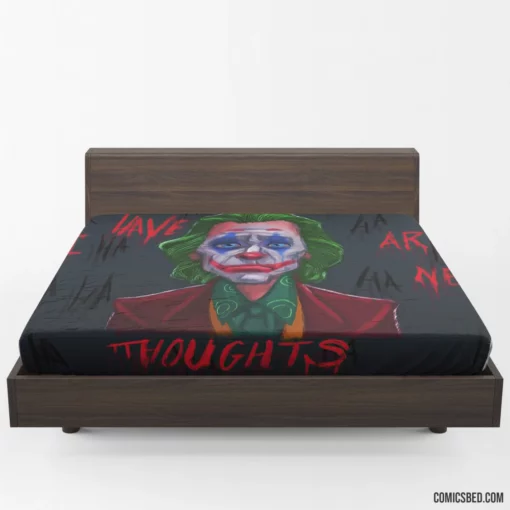 Joker DC Laughter in Shadows Comic Fitted Sheet