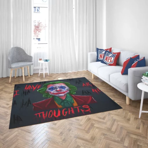 Joker DC Laughter in Shadows Comic Rug 2