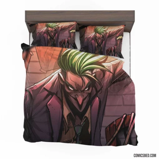 Joker DC Legendary Enigma Comic Bedding Set 1