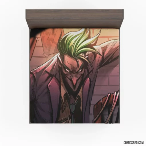 Joker DC Legendary Enigma Comic Fitted Sheet 1