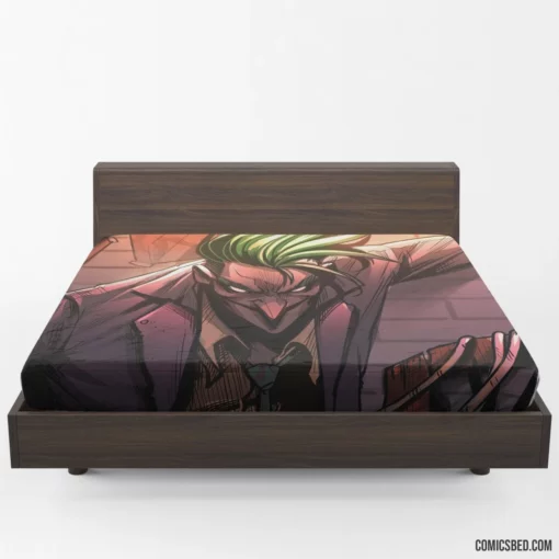 Joker DC Legendary Enigma Comic Fitted Sheet