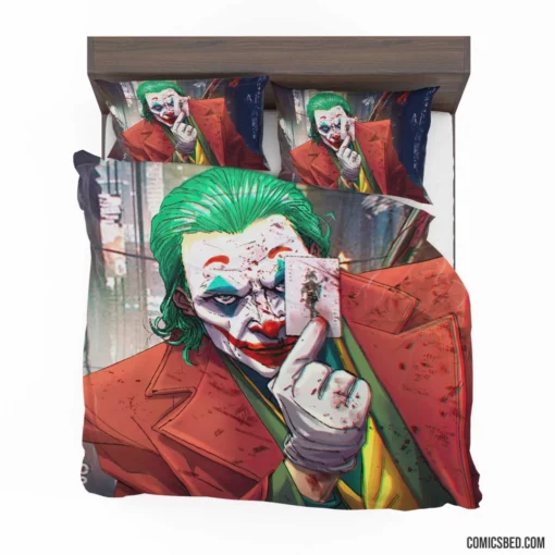 Joker DC Legendary Prankster Comic Bedding Set 1