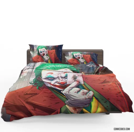 Joker DC Legendary Prankster Comic Bedding Set