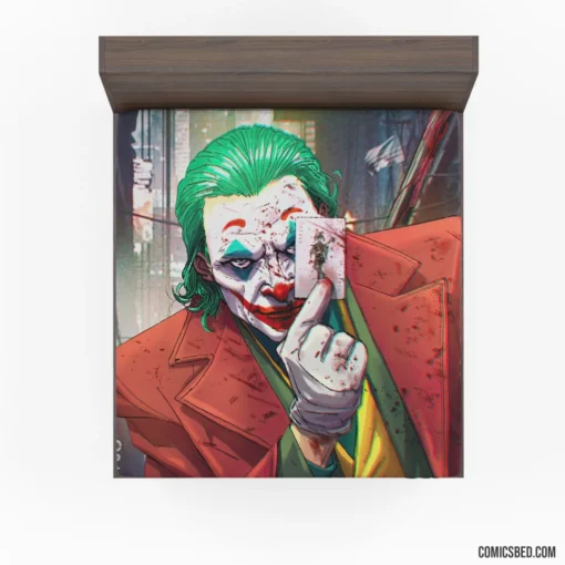 Joker DC Legendary Prankster Comic Fitted Sheet 1