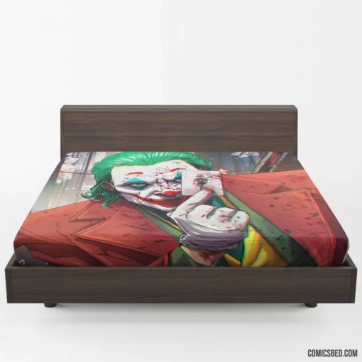 Joker DC Legendary Prankster Comic Fitted Sheet